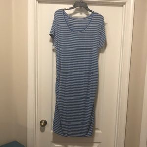 Liz Lange maternity striped dress